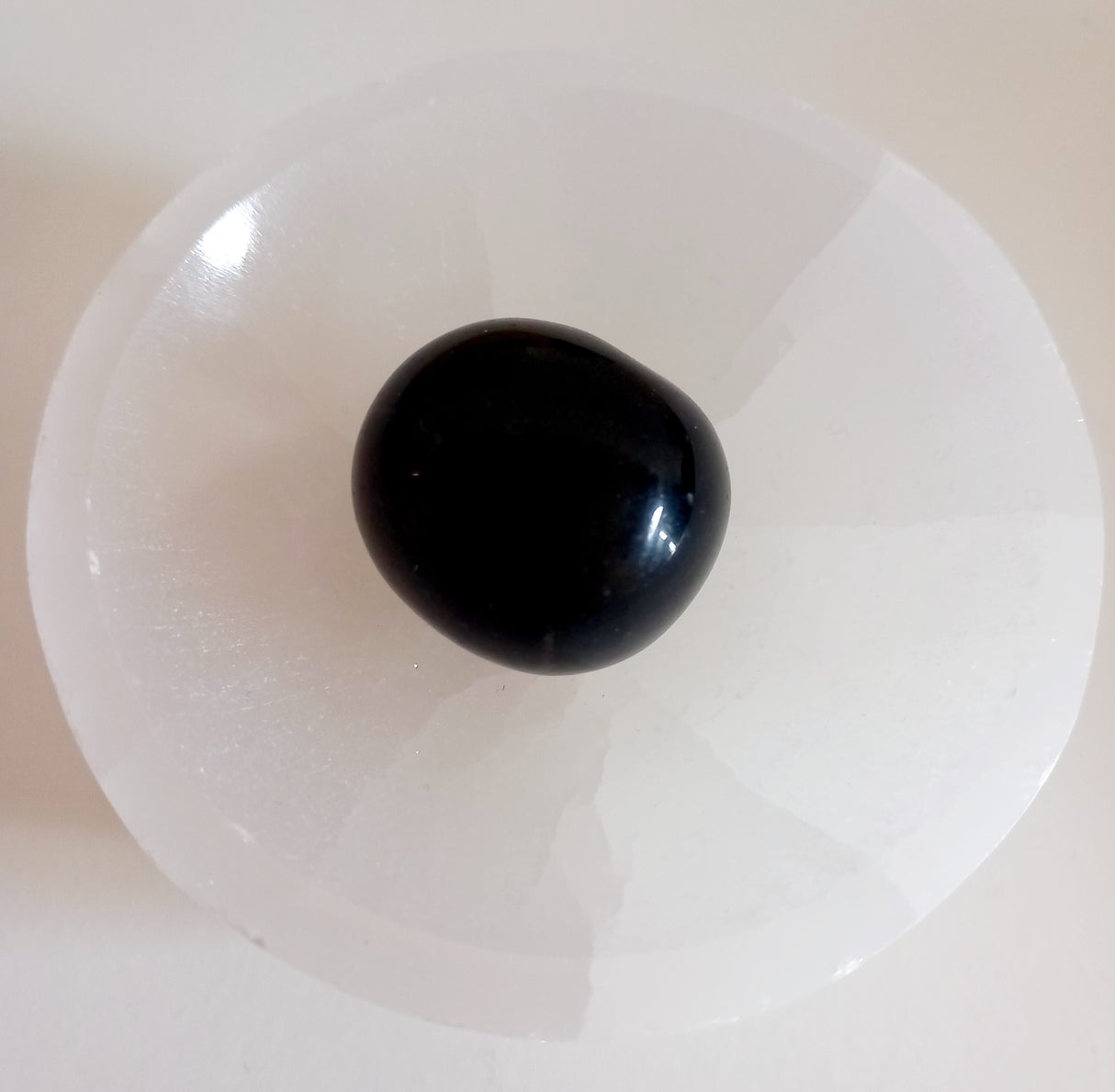 Black Tourmaline polished tumbled stone