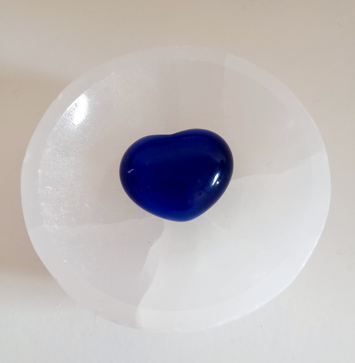 Blue Cats Eye Heart (small)