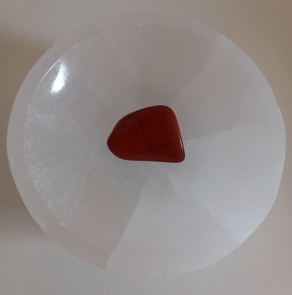 Red Jasper polished tumbled stone