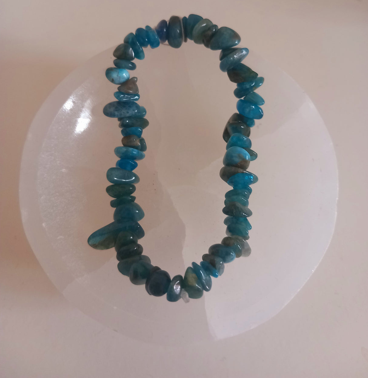 Blue Apatite bracelet (chip)