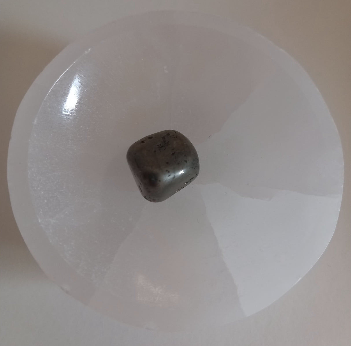 Pyrite Tumbled stone